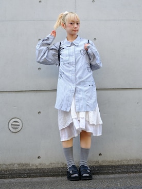 カフェ店長aoiさん(レディース・147cm)の夏コーディネート