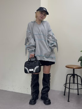 カフェ店長aoiさん（レディース・147cm）の冬コーディネート