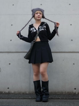 「アイテム（その他）」を使った、カフェ店長aoiさん（レディース・147cm）の秋コーディネート