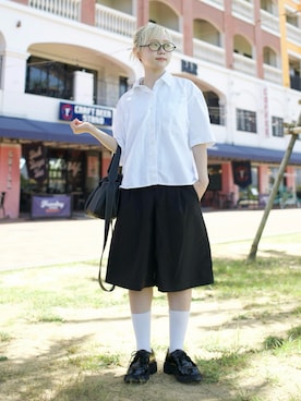 カフェ店長aoiさん(レディース・147cm)の夏コーディネート