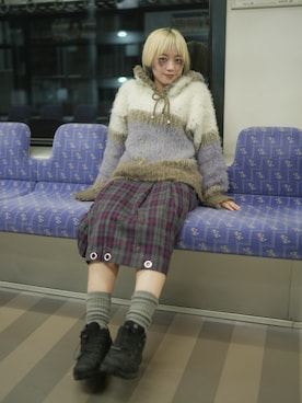 カフェ店長aoiさん（レディース・147cm）の冬コーディネート