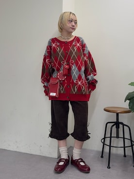 カフェ店長aoiさん（レディース・147cm）の秋コーディネート