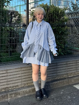 カフェ店長aoiさん（レディース・147cm）の冬コーディネート