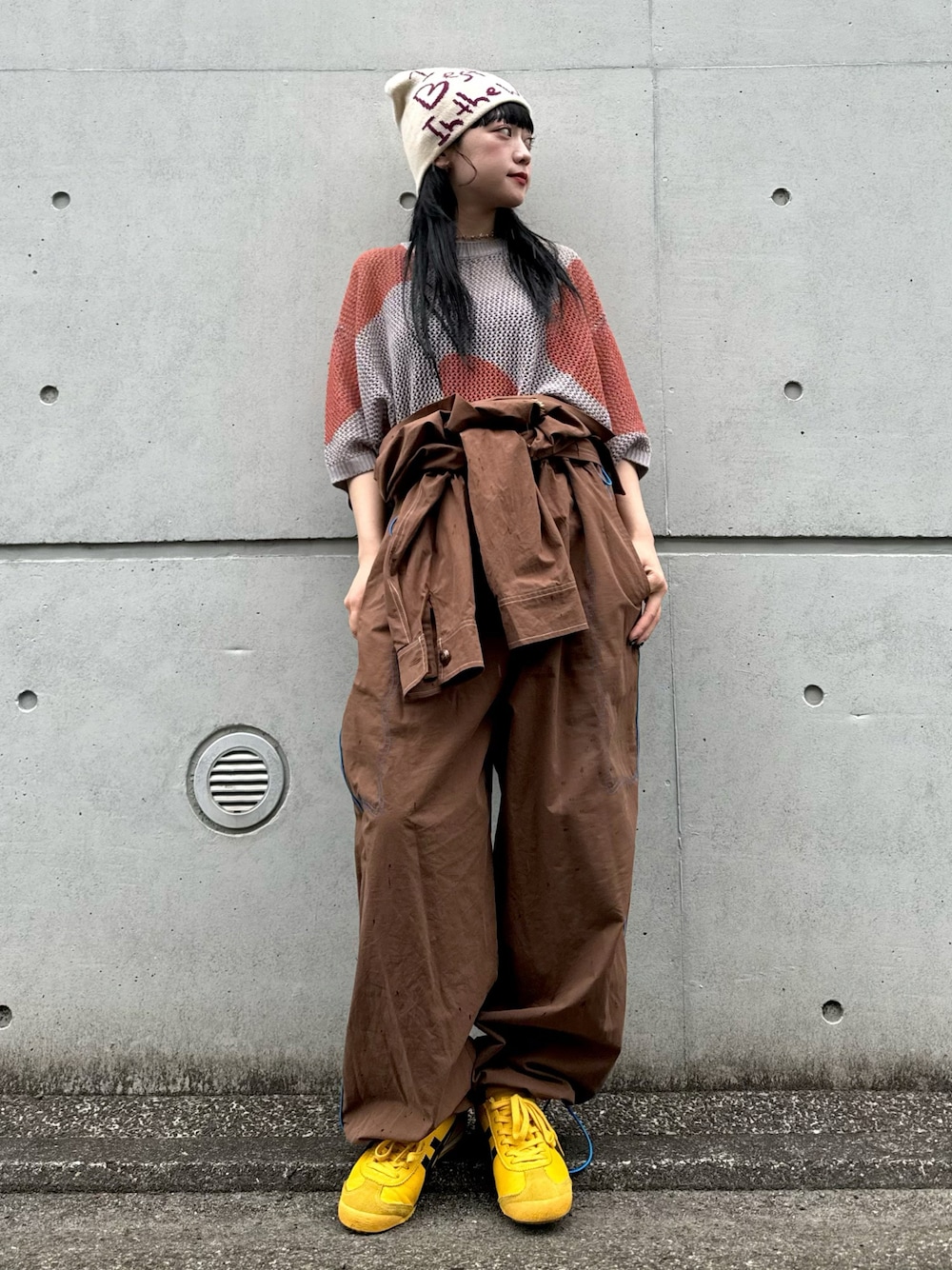 ゆれるふきんのジャンプスーツを使った人気ファッション