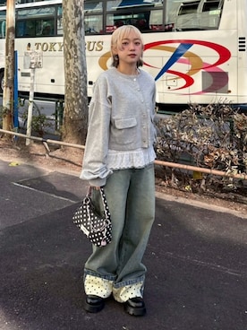 カフェ店長aoiさん（レディース・147cm）の冬コーディネート