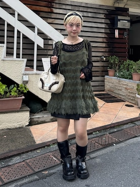 カフェ店長aoiさん（レディース・147cm）の夏コーディネート