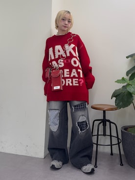 カフェ店長aoiさん(レディース・147cm)の春コーディネート