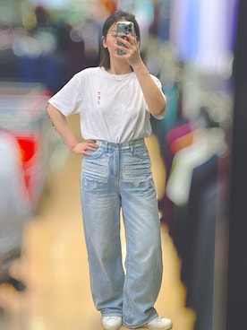 「TES（テス）のアイテム」を使った、ytttさん（レディース・163cm）の夏コーディネート