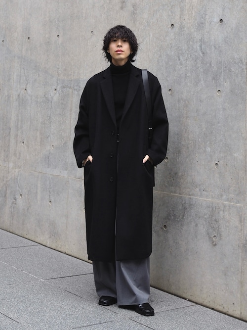 ビーバーメルトンシングルチェスター（チェスターコート）｜Lui's