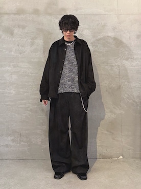 「Lui's（ルイス）のアイテム」を使った、クリワキタカヒロさん（メンズ・172cm）の春コーディネート