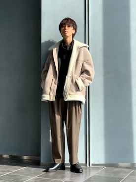 クリワキタカヒロさん（メンズ・172cm）の冬コーディネート
