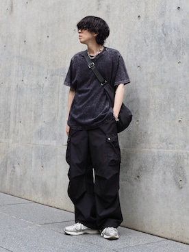 「アイテム（ネックレス）」を使った、クリワキタカヒロさん（メンズ・172cm・20代）の夏コーディネート