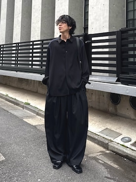 「Lui's（ルイス）のアイテム（バッグ）」を使った、クリワキタカヒロさん（メンズ・172cm）の春コーディネート