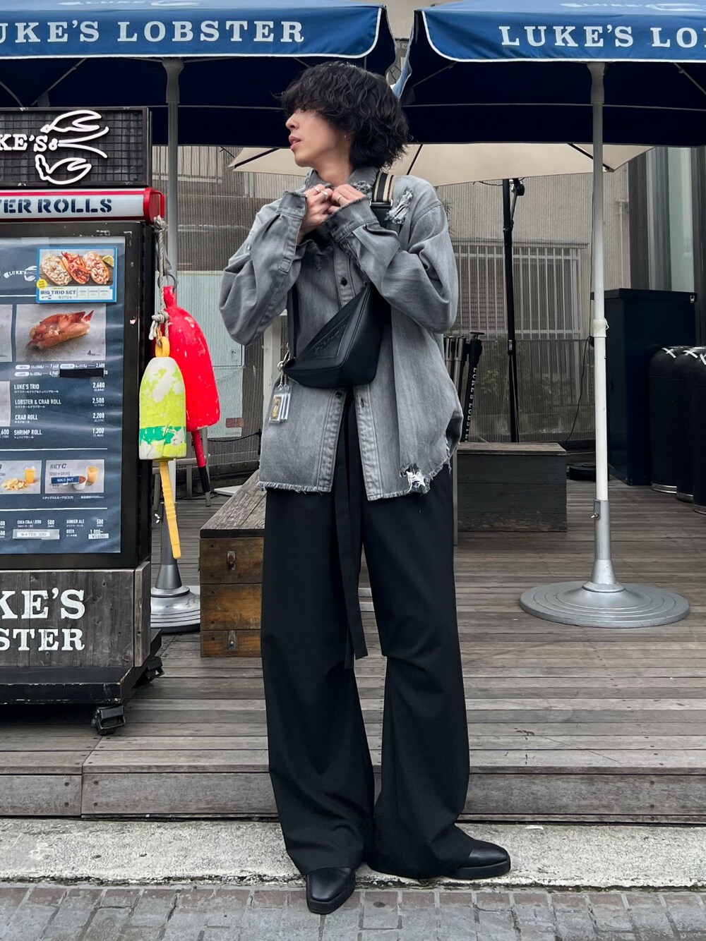 Lui's（ルイス）の「グランジデニムシャツ（）」 - WEAR