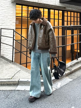 クリワキタカヒロさん（メンズ・172cm）の秋コーディネート