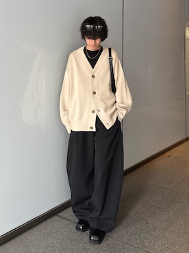 「Lui's（ルイス）のアイテム」を使った、クリワキタカヒロさん（メンズ・172cm）の秋コーディネート