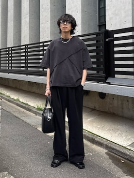 「Lui's（ルイス）のアイテム」を使った、クリワキタカヒロさん（メンズ・172cm）の春コーディネート