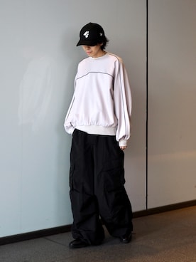 「Lui's（ルイス）のアイテム」を使った、クリワキタカヒロさん（メンズ・172cm）の冬コーディネート