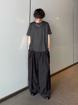 「Lui's（ルイス）のアイテム（アクセサリー）」を使った、クリワキタカヒロさん（メンズ・172cm）の夏コーディネート