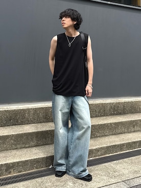 「アイテム（財布/小物）」を使った、クリワキタカヒロさん（メンズ・172cm）の夏コーディネート