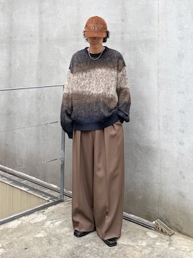 「Lui's（ルイス）のアイテム」を使った、クリワキタカヒロさん（メンズ・172cm）の秋コーディネート