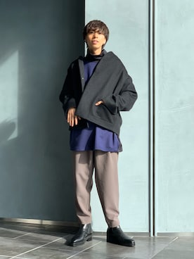 クリワキタカヒロさん(メンズ・172cm)の冬コーディネート
