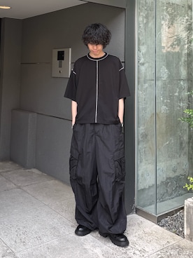 「Lui's（ルイス）のアイテム」を使った、クリワキタカヒロさん（メンズ・172cm）の夏コーディネート