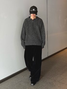 「Lui's（ルイス）のアイテム」を使った、クリワキタカヒロさん（メンズ・172cm）の秋コーディネート