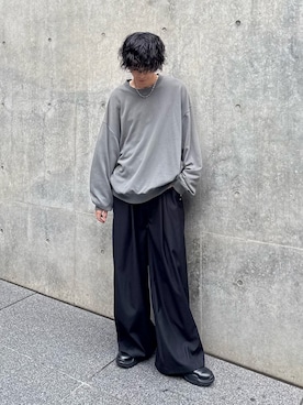 「アイテム（その他シューズ）」を使った、クリワキタカヒロさん（メンズ・172cm）の秋コーディネート