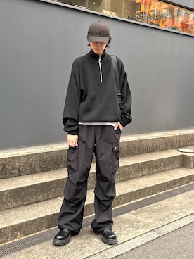 「Lui's（ルイス）のアイテム」を使った、クリワキタカヒロさん（メンズ・172cm）の冬コーディネート