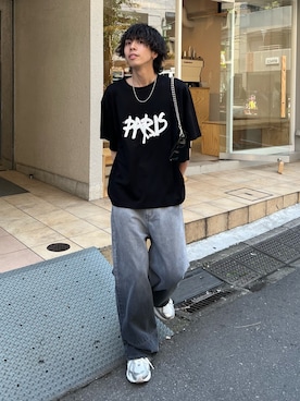 「Lui's（ルイス）のアイテム（アクセサリー）」を使った、クリワキタカヒロさん（メンズ・172cm）の夏コーディネート