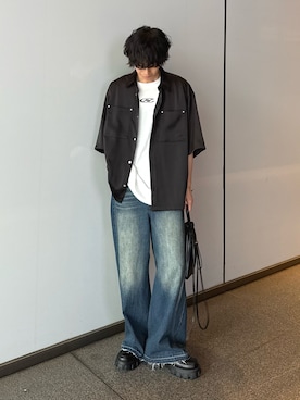 「アイテム（その他シューズ）」を使った、クリワキタカヒロさん（メンズ・172cm・20代）の夏コーディネート
