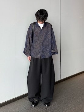 「Lui's（ルイス）のアイテム（バッグ）」を使った、クリワキタカヒロさん（メンズ・172cm）の春コーディネート