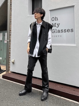 「#秋コーデ」｜「アイテム（ブーツ）」を使った、クリワキタカヒロさん（メンズ・172cm）の秋コーディネート