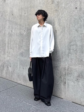 「Lui's（ルイス）のアイテム（バッグ）」を使った、クリワキタカヒロさん（メンズ・172cm）の春コーディネート