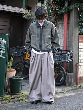 クリワキタカヒロさん（メンズ・172cm）の春コーディネート