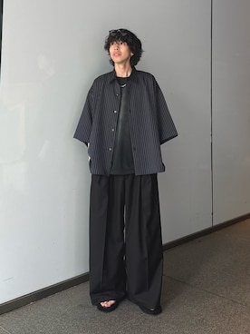 「Lui's（ルイス）のアイテム」を使った、クリワキタカヒロさん（メンズ・172cm）の春コーディネート