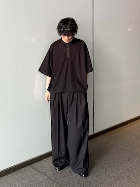 「Lui's（ルイス）のアイテム」を使った、クリワキタカヒロさん（メンズ・172cm）の夏コーディネート