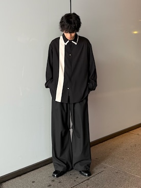 「CULLNI（クルニ）のアイテム」を使った、クリワキタカヒロさん（メンズ・172cm）の夏コーディネート