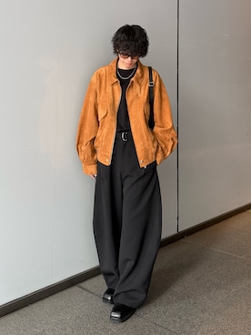 「Lui's（ルイス）のアイテム」を使った、クリワキタカヒロさん（メンズ・172cm）の秋コーディネート