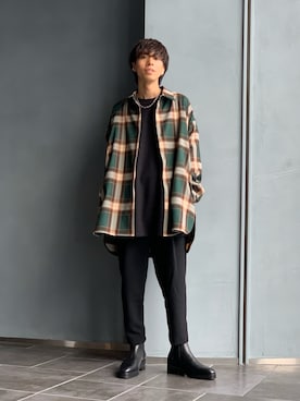 クリワキタカヒロさん（メンズ・172cm）の冬コーディネート