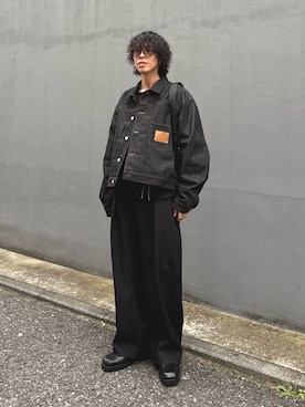 「Lui's（ルイス）のアイテム」を使った、クリワキタカヒロさん（メンズ・172cm）の秋コーディネート