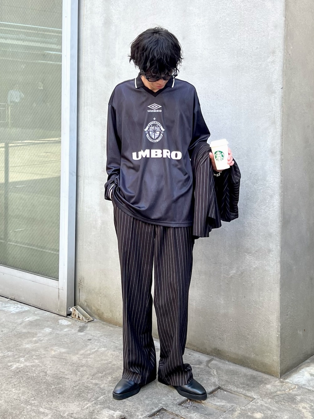 UMBRO × Lui’s 24SS ゲームシャツ　ロゴ　刺繍　XL UMBRO × Lui's 24SS ゲームシャツ ロゴ 刺繍 XL UMBRO × Lui's