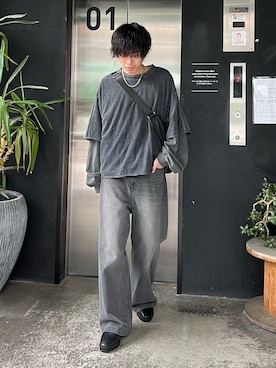 クリワキタカヒロさん（メンズ・172cm）の春コーディネート