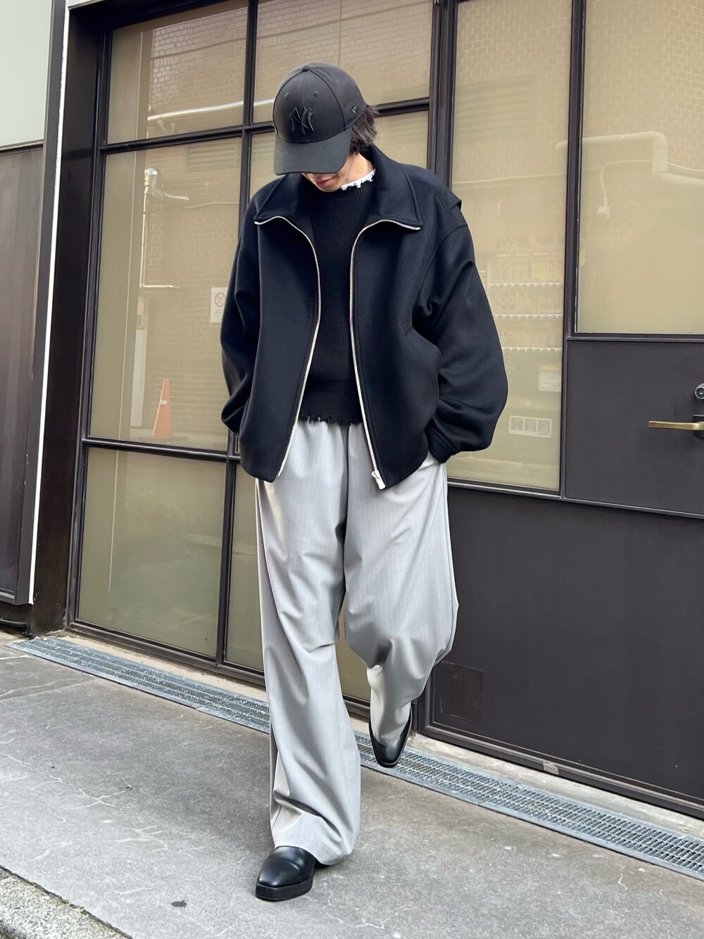 Lui's（ルイス）の「片畦コンパクトダメージニット（ニット