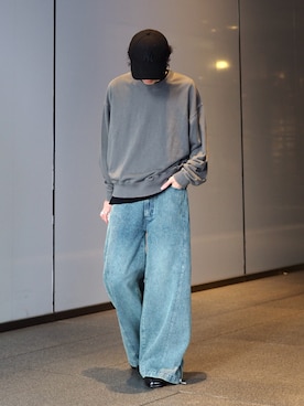 「Lui's（ルイス）のアイテム」を使った、クリワキタカヒロさん（メンズ・172cm）の冬コーディネート