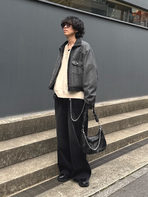 ヴィンテージライクハーフムーンバッグ（ショルダーバッグ）｜Lui's