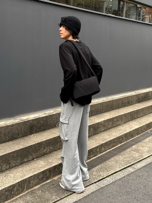 Neucon/ニューコン】ダブルポケットパラシュートスウェットカーゴ