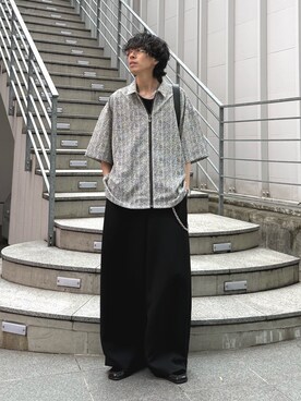 「アイテム（その他小物）」を使った、クリワキタカヒロさん（メンズ・172cm）の春コーディネート