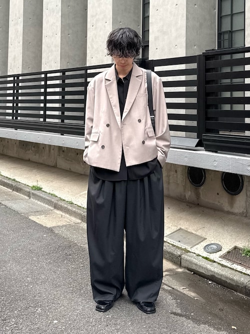 Neucon】BOX WIDE SHORT DOUBLE JACKET / ボックスワイドショート
